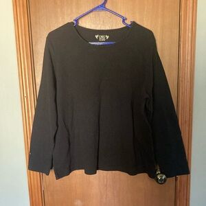 Black Long Sleeve Top